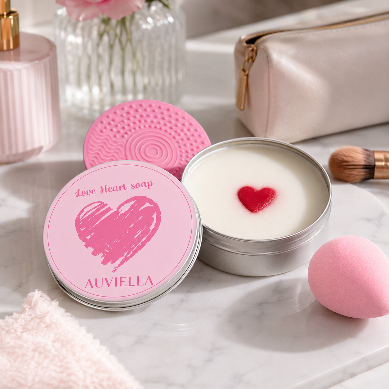 Love Heart™ Makeup Brush Cleansing Soap