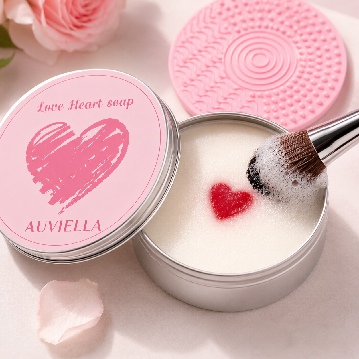 Love Heart™ Makeup Brush Cleansing Soap