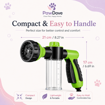 Dog Wash Spray - Built-in Soap Dispenser